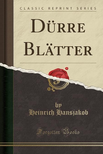 Dürre Blätter (Classic Reprint)
