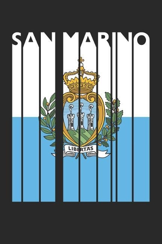 Vintage San Marino Notebook - Retro San Marino Planner - Sammarinese Flag Diary - San Marino Travel Journal