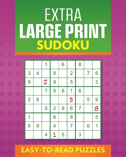 Extra Large Print Sudoku