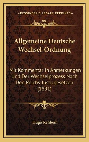 Allgemeine Deutsche Wechsel-Ordnung