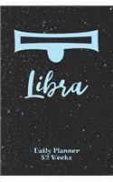 Libra Zodiac Sign - Daily Planner 52 Weeks