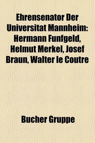 Ehrensenator Der Universitat Mannheim