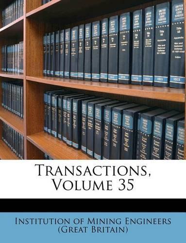 Transactions, Volume 35