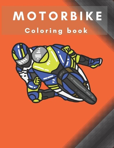 Motorbike coloring book