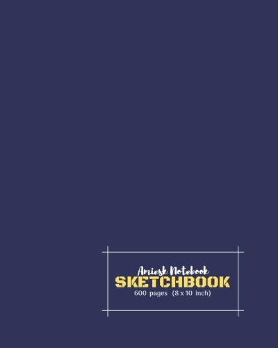 Amiesk Notebook - Sketch Book - 600 pages (8 x 10 inch) - Matte Cover