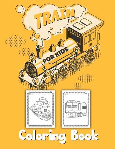 Train Coloring Book For Kids