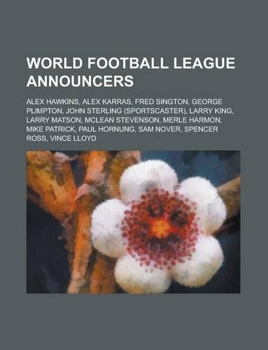 World Football League Announcers