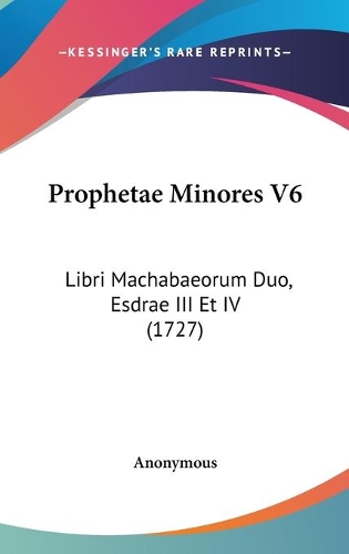 Prophetae Minores V6