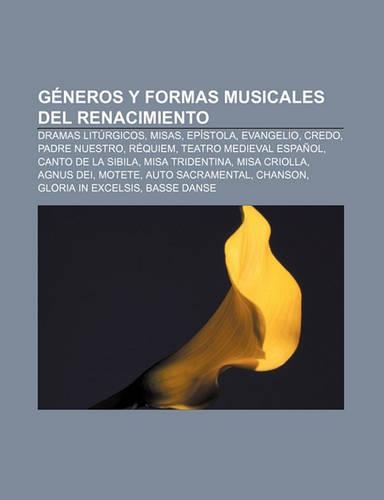 Generos y Formas Musicales del Renacimiento