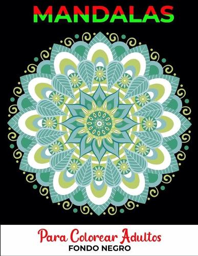 Mandalas Para Colorear Adultos Fondo Negro