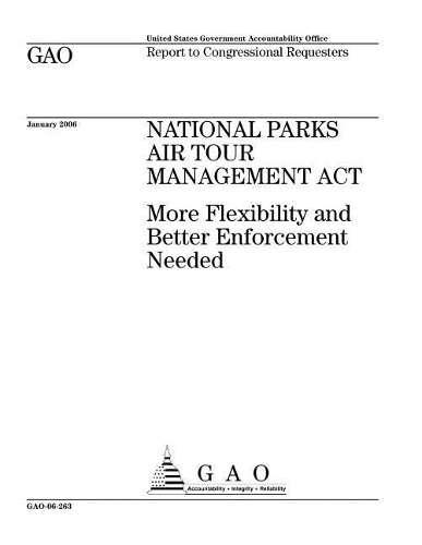 Gao-06-263 National Parks Air Tour Management ACT