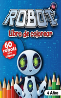 Robot libro de colorear
