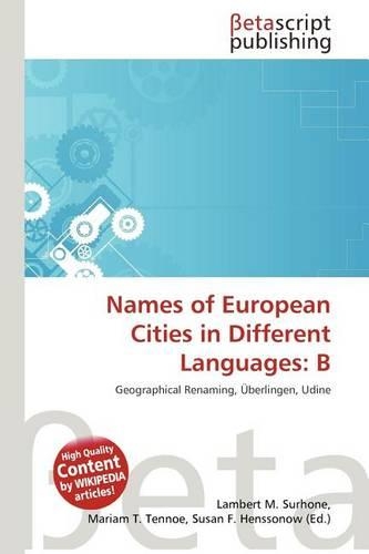 Names of European Cities in Different Languages