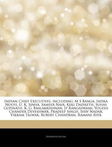 Articles on Indian Chief Executives, Including