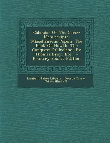 Calendar of the Carew Manuscripts