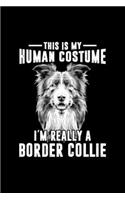 This Is My Human Costume I'm Really Border Collie