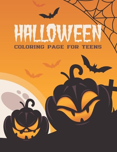 Halloween Coloring Page For Teens