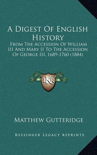 A Digest Of English History