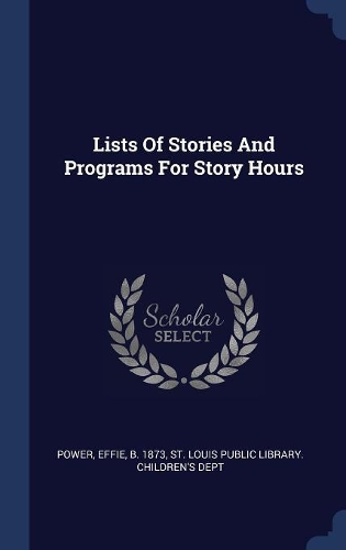 Lists Of Stories And Programs For Story Hours