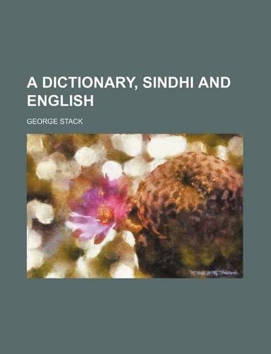 A Dictionary, Sindhi and English