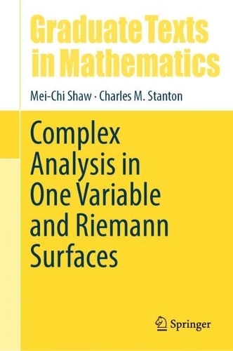 Complex Analysis In One Variable And Riemann Surfaces