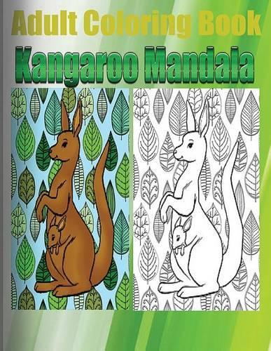 Adult Coloring Book: Kangaroo Mandala