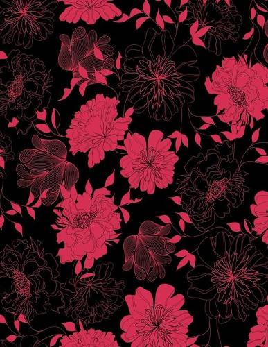 Retro Floral Composition book