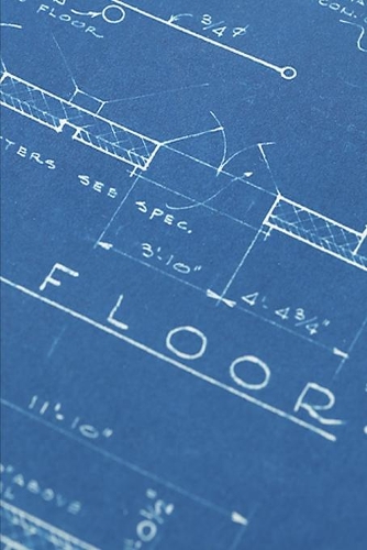 2020 Weekly Planner Construction Blueprints 134 Pages