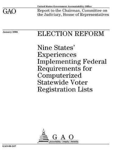 Gao-06-247 Election Reform