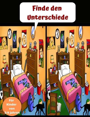 Finde den Unterschiede Für Kinder von 3-9 Jahren