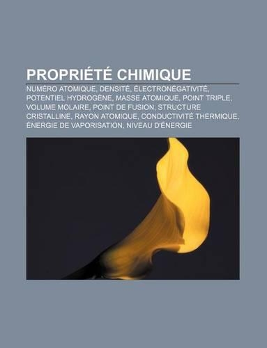 Propriete Chimique