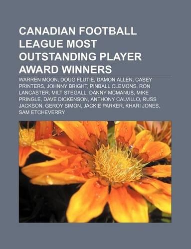 Canadian Football League Most Outstanding Player Award Winners