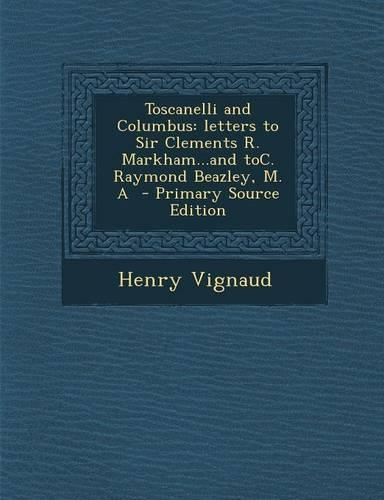 Toscanelli and Columbus