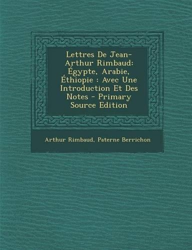 Lettres de Jean-Arthur Rimbaud