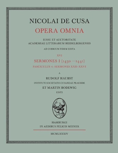 Nicolai de Cusa Opera omnia