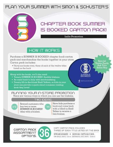 Summer Is Booked Chapter Books Summer Carton Prepack 36