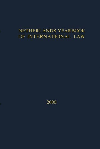 Netherlands Yearbook of International Law: Volume 31, 2000