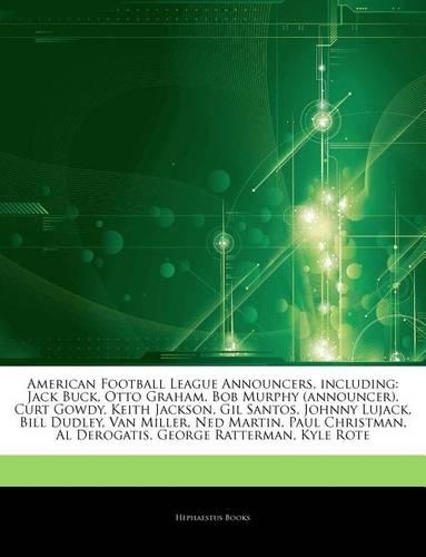 Articles on American Football League Announcers, Including