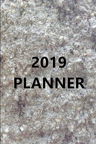 2019 Weekly Planner 2019 Engraved Carved Stone Style 134 Pages
