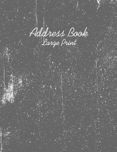 Address Book Large Print