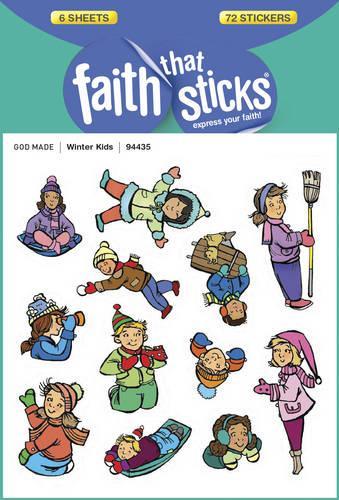 Winter Kids - Faith That Sticks Stickers