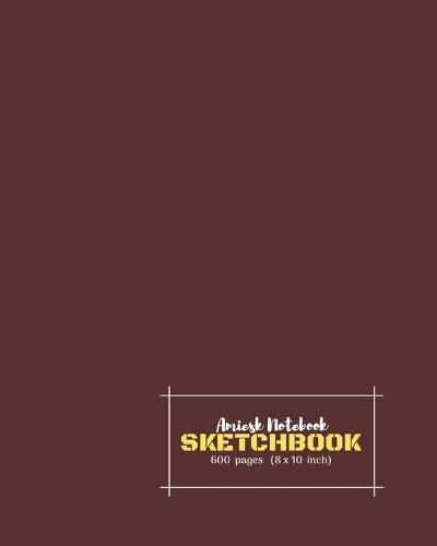 Amiesk Notebook - Sketch Book - 600 pages (8 x 10 inch) - Glossy Cover