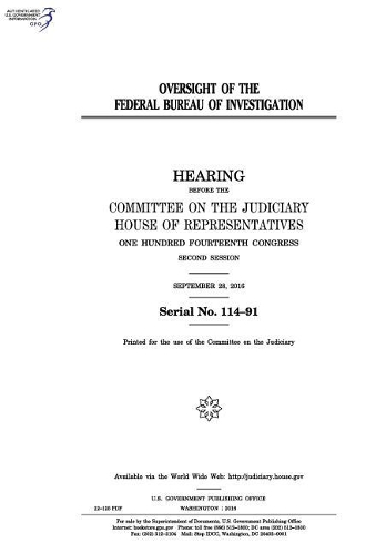 Oversight of the Federal Bureau of Investigation