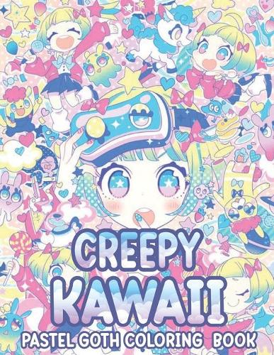 Creepy Kawaii Pastel Goth Coloring Book
