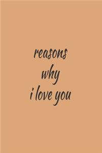 Reasons Why I Love You