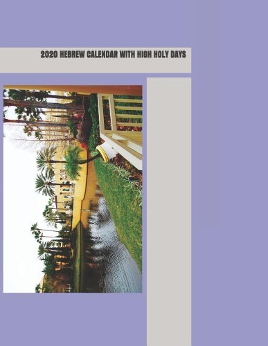 2020 Hebrew Calendar With High Holy Days