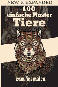 100 einfache Muster Tiere zum Ausmalen
