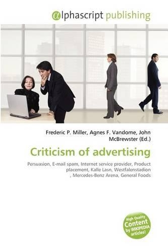 Criticism of Advertising