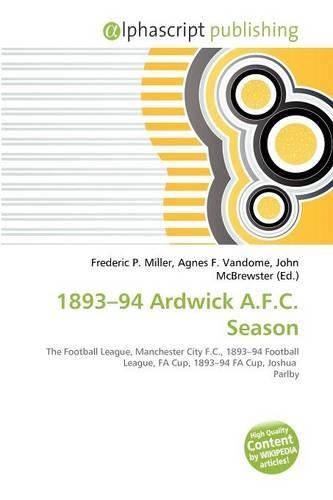 1893-94 Ardwick A.F.C. Season