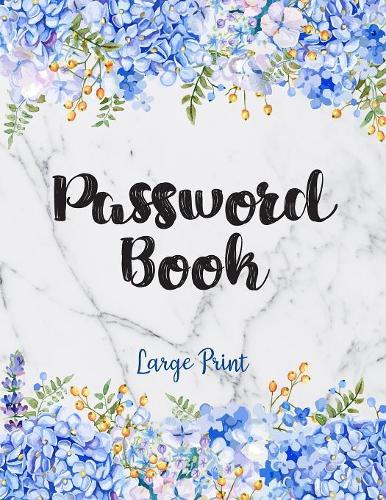 Password Book Large Print
